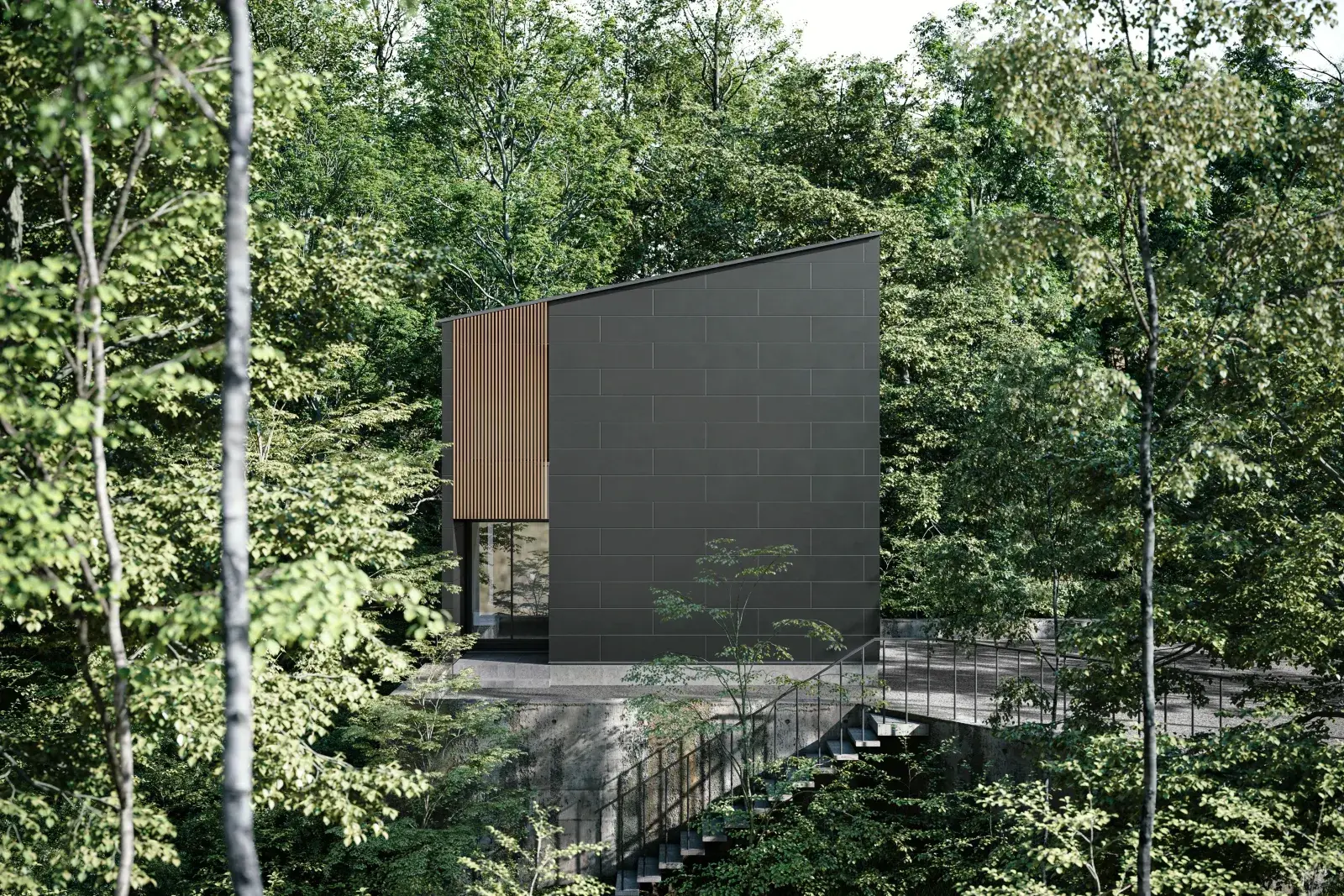 Wood Maisonの外観（CGパース）
