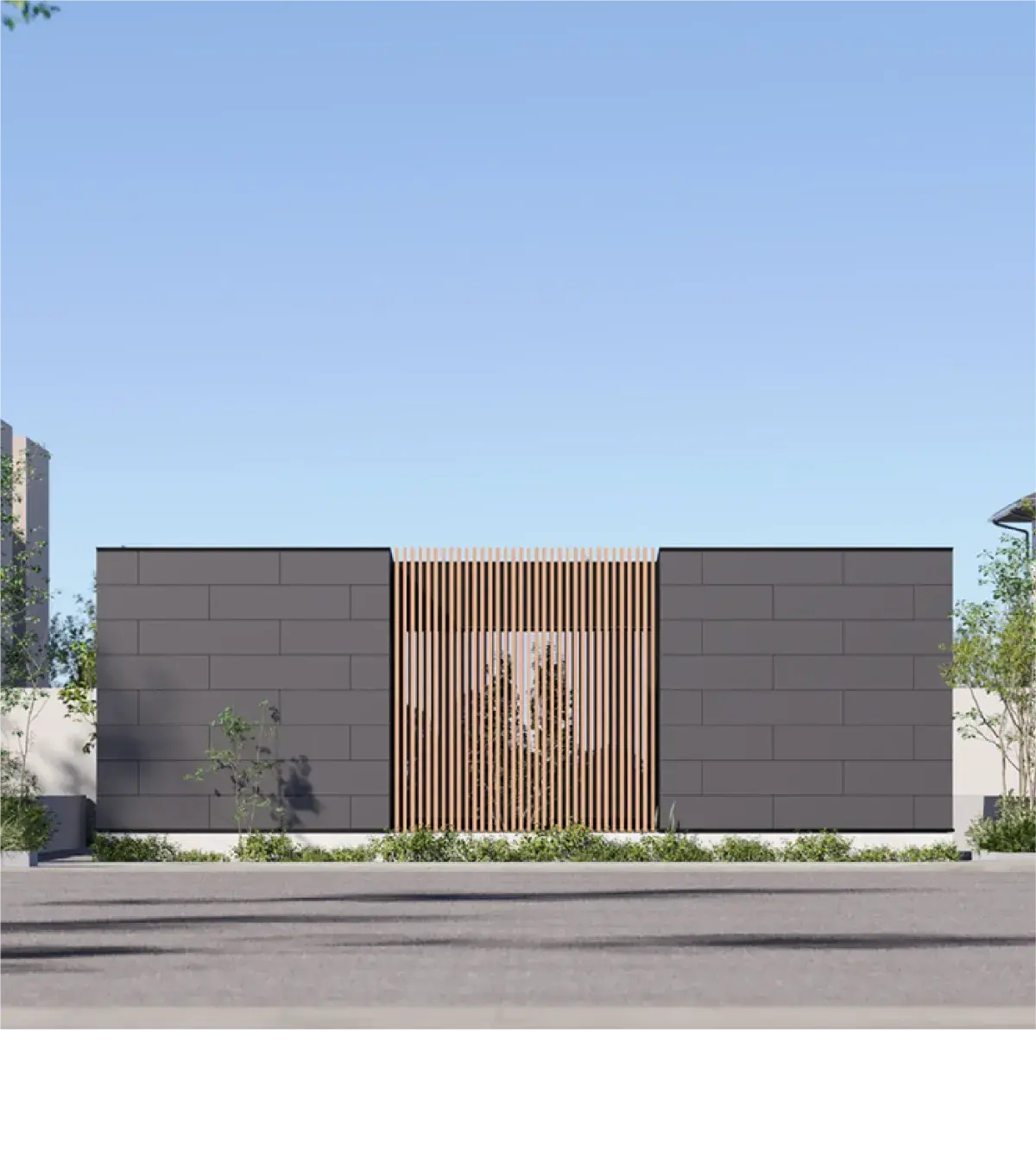 Wood Maison 平屋プランの外観（CGパース）