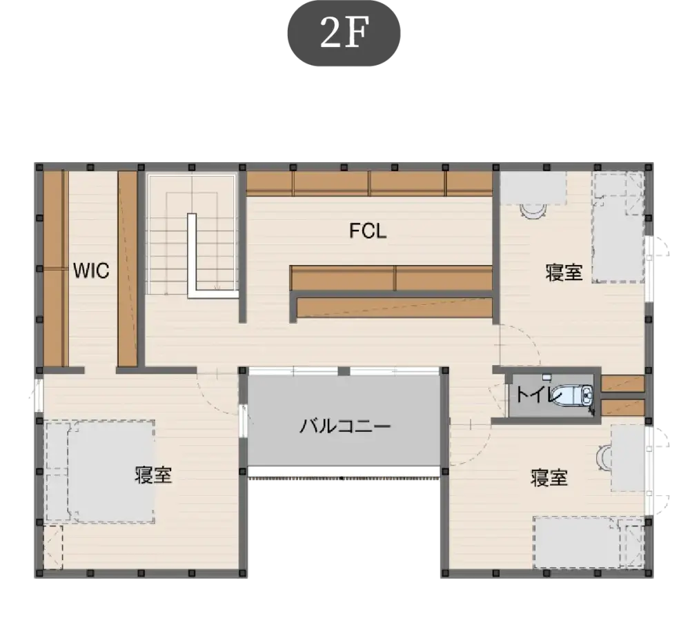 Wood Maison プレミアムプランの間取り図（2）