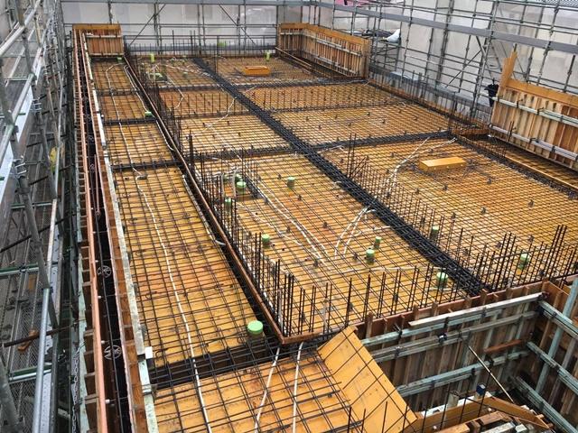 松浦マンション 鉄筋工事