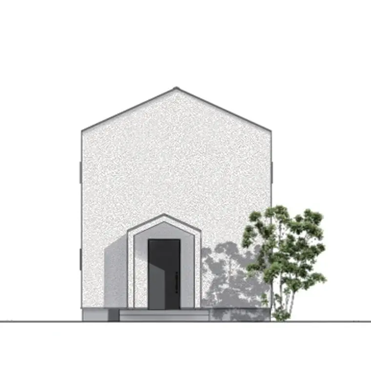 外観スタイル GABLE ROOF(三角屋根)のイラスト