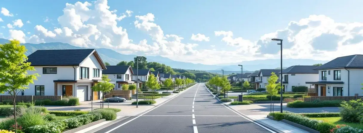 分譲地・建売住宅の街並み