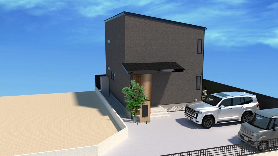 西彼町平山郷建売住宅パース